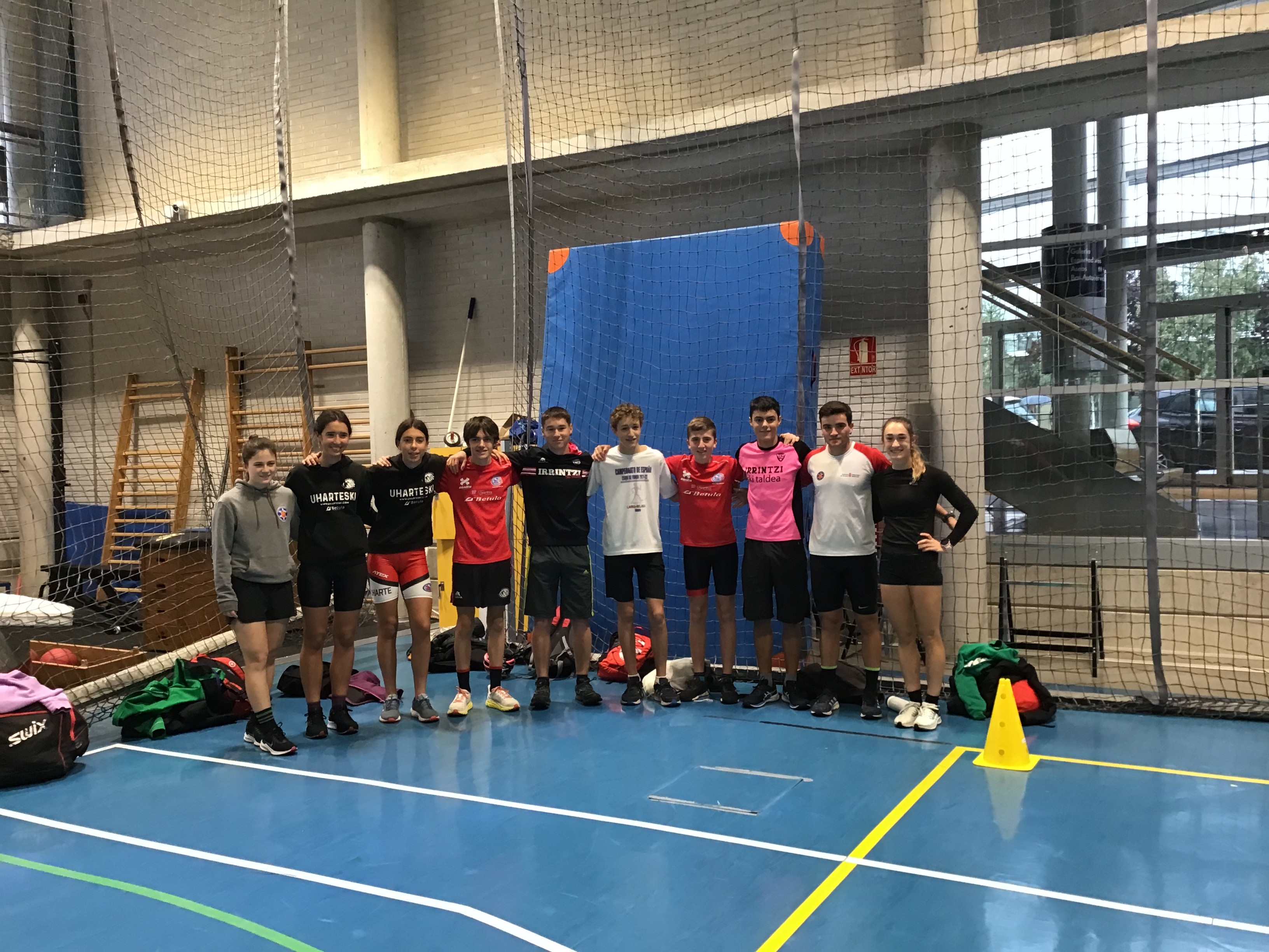 Pruebas f&iacute;sicas en el Grupo de Perfeccionamiento de Esqu&iacute; de Fondo